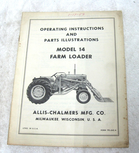 Vintage allis chalmers - allis, tractor