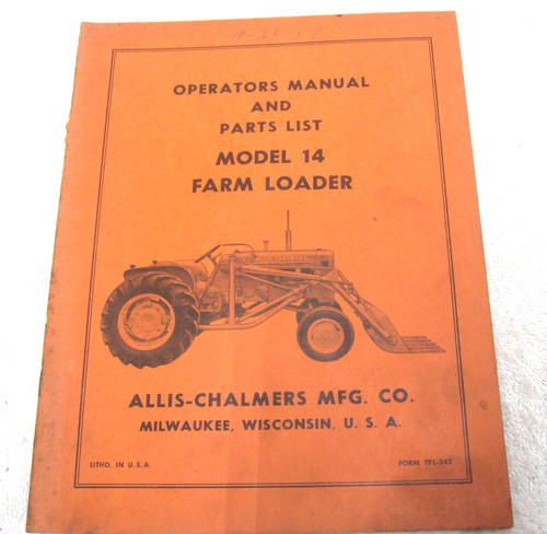 Vintage allis chalmers tractor - vintage,